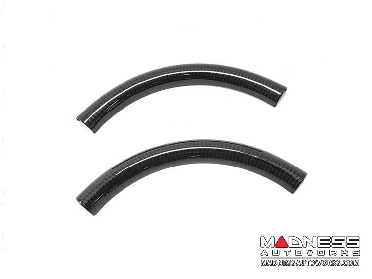thumbnail image 2 of Real Carbon Fiber Steering Wheel Center Trim Cover For Alfa Romeo Giulia & Stelvio - 2 Piece Set 2 of 5